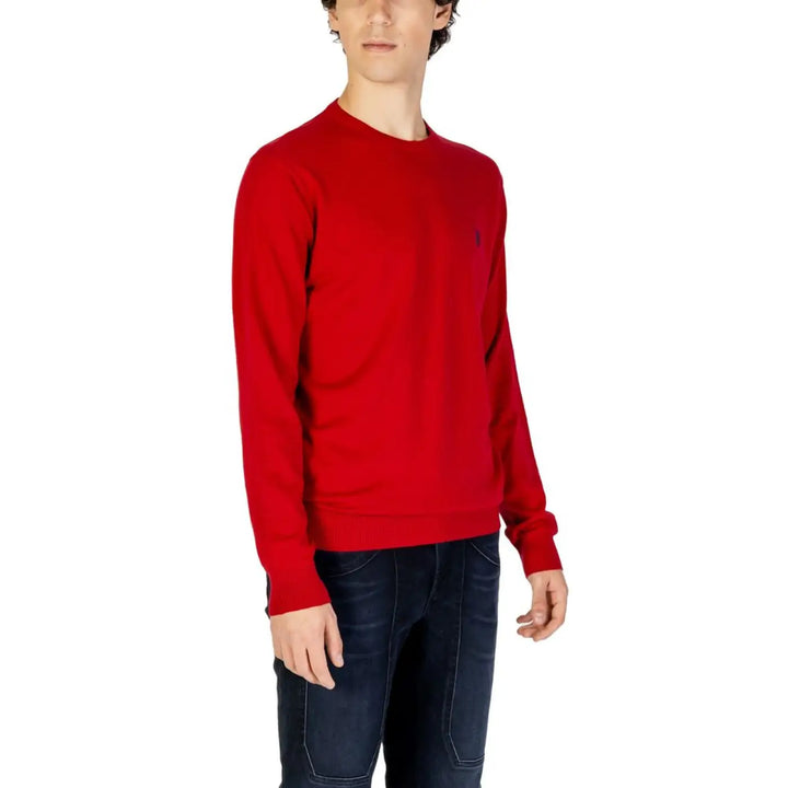 U.s. Polo Assn. Red Cotton Sweatshirt