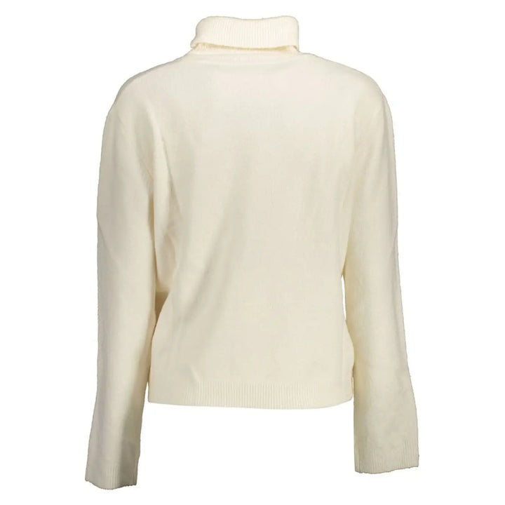 U.S. POLO ASSN. White Acrylic Women’s Sweater