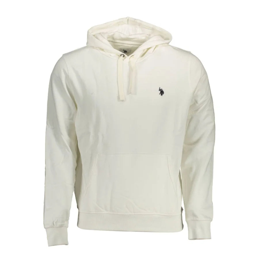 U.S. POLO ASSN. White Cotton Men’s Hoodie