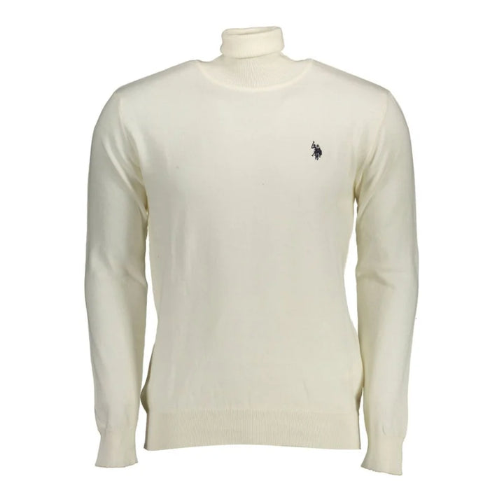U.S. POLO ASSN. White Cotton Men’s Sweater