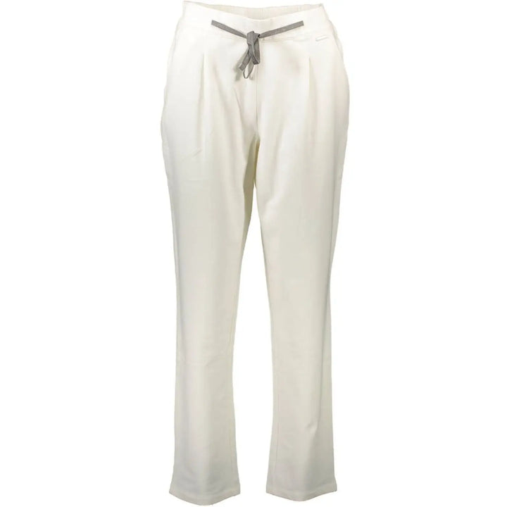 U.S. POLO ASSN. White Cotton Women’s Trousers