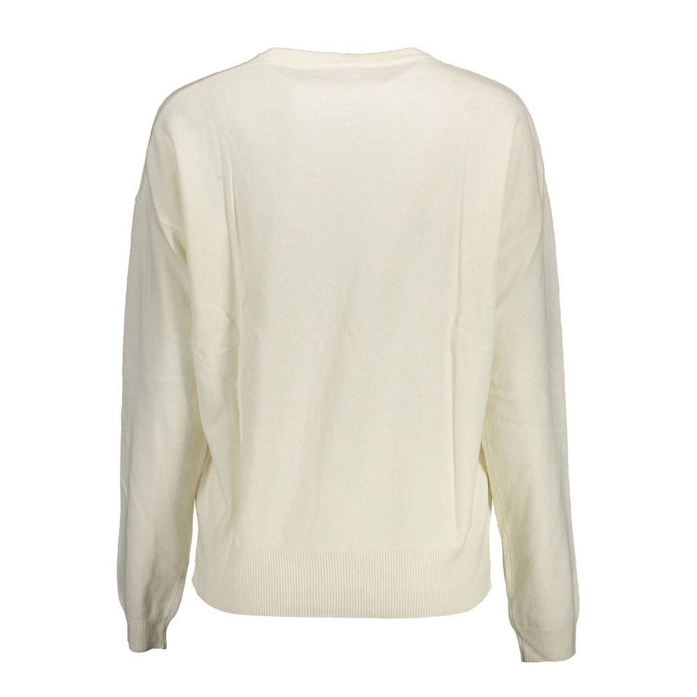 U.S. POLO ASSN. Sweaters - White Fabric Women’s Sweater