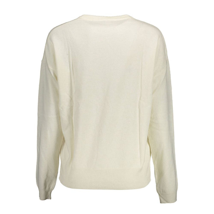 U.S. POLO ASSN. Sweaters - White Fabric Women’s Sweater