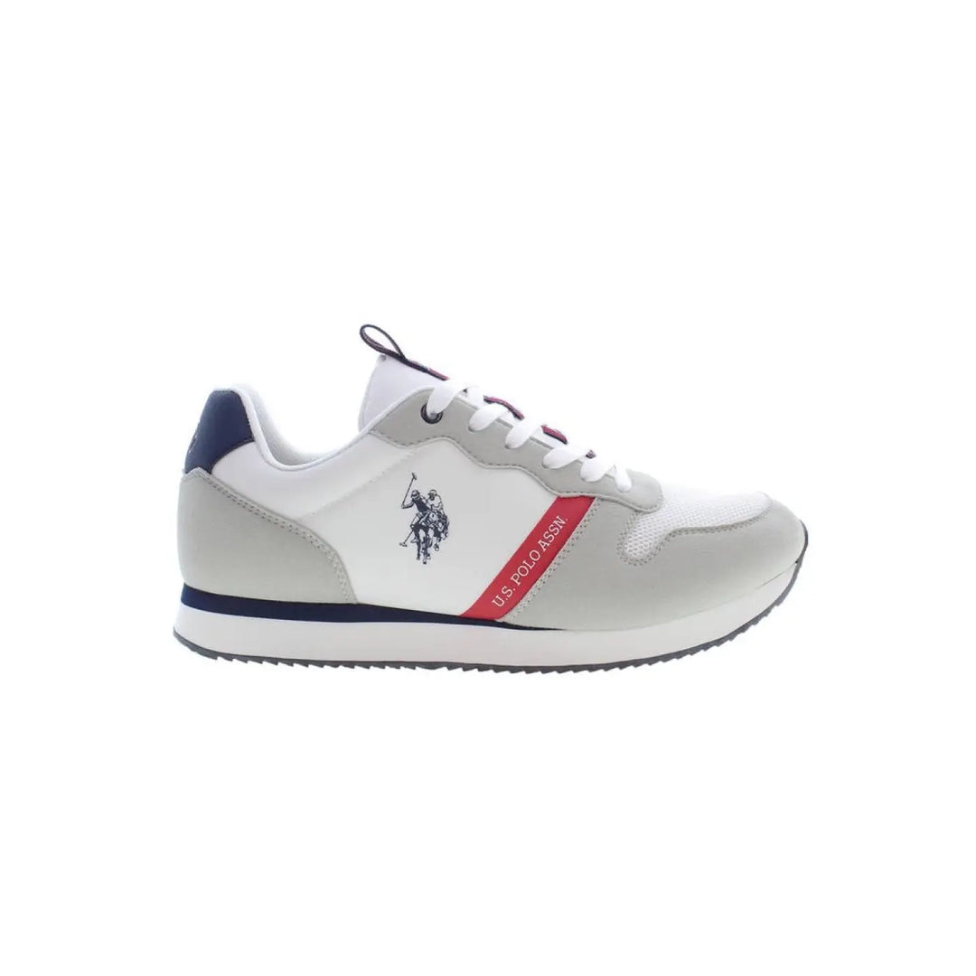U.s. Polo Assn. White Polyester Men’s Sneaker
