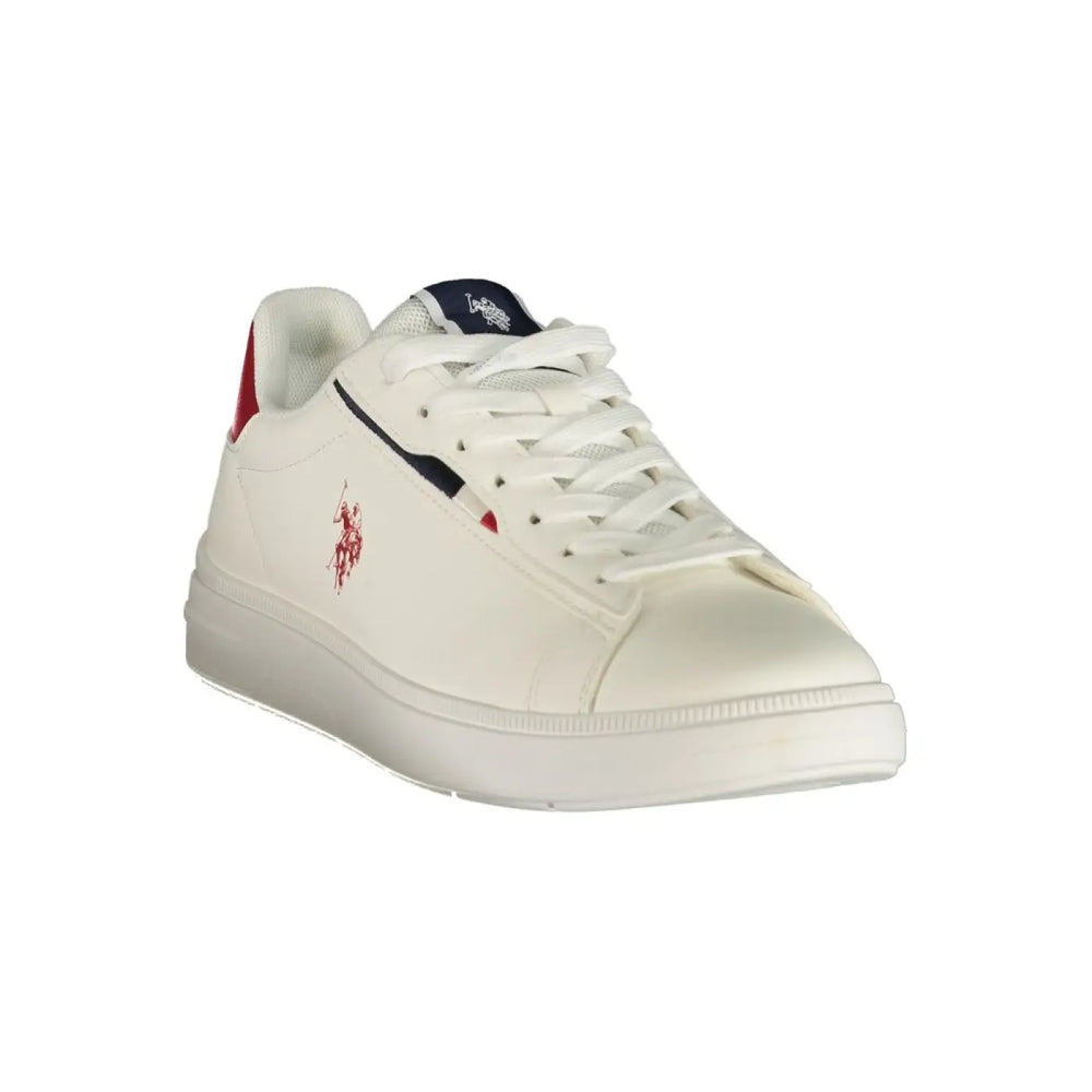 U.s. Polo Assn. White Polyurethane Men’s Sneaker