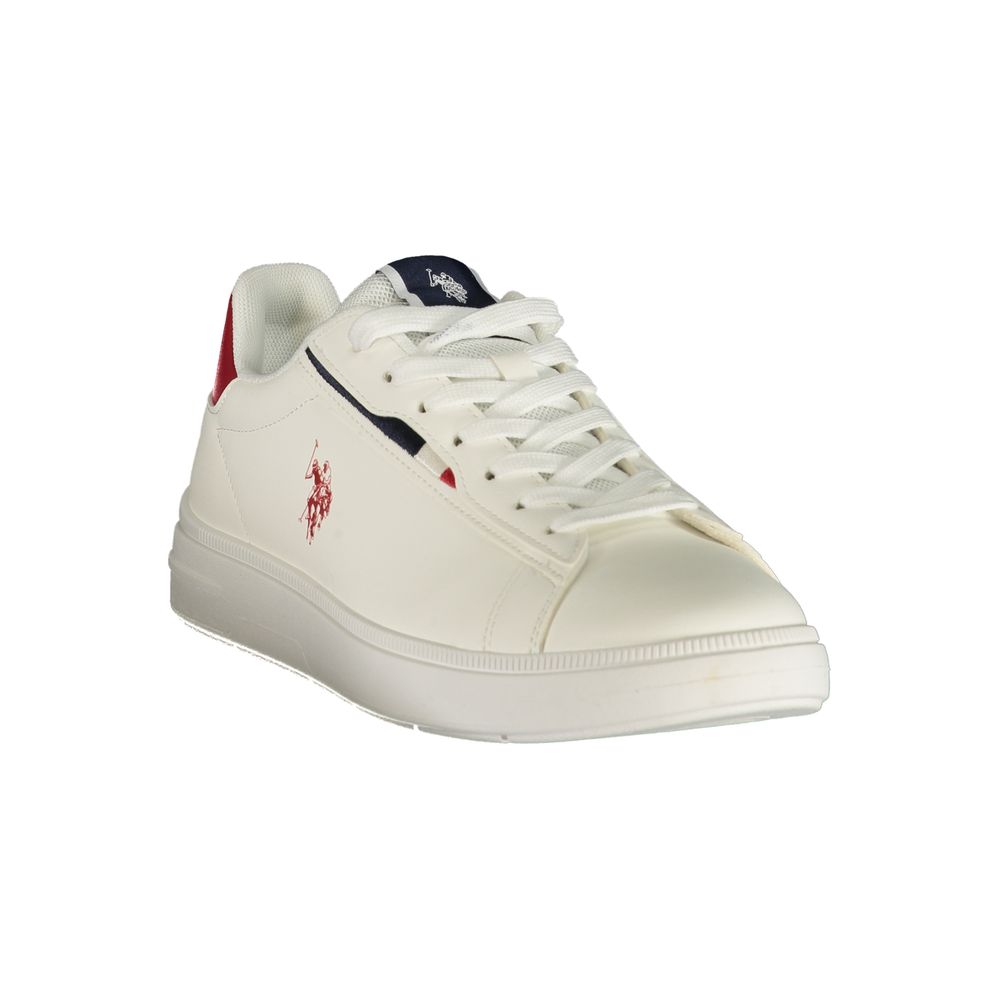U.s. Polo Assn. White Polyurethane Men’s Sneaker