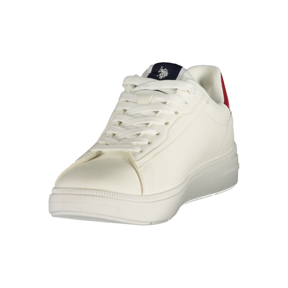 U.s. Polo Assn. White Polyurethane Men’s Sneaker