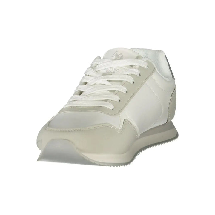 U.s. Polo Assn. White Polyurethane Women’s Sneaker