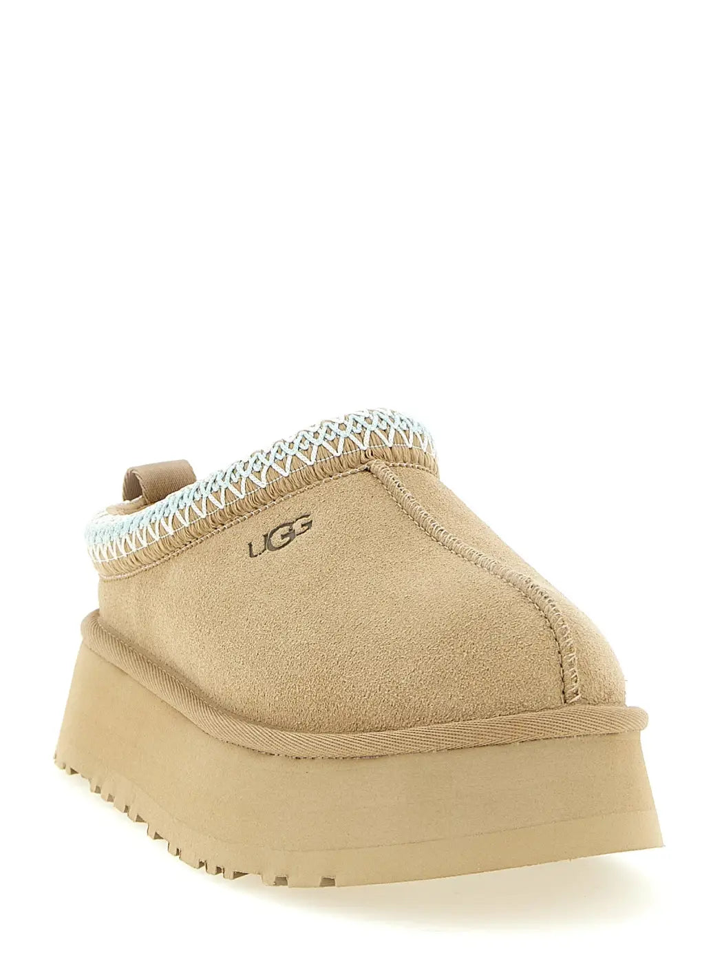 Ugg Beige Leather Mules