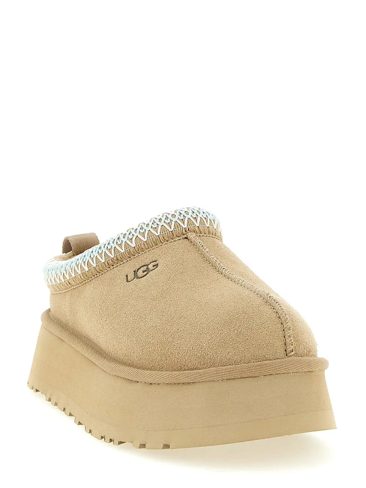 Ugg Beige Leather Mules