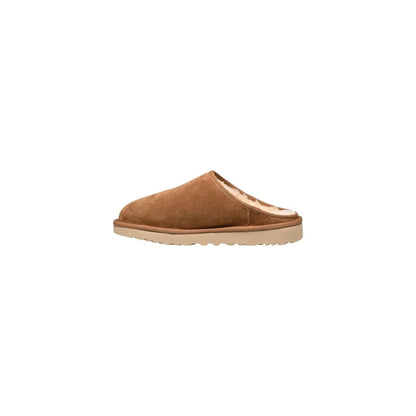 UGG Beige Suede Leather Clogs