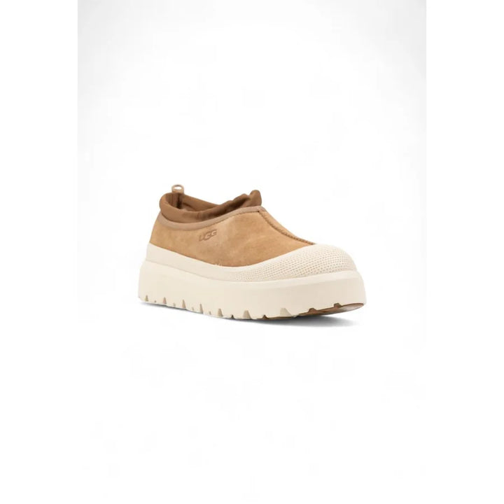 UGG Beige Suede Leather Clogs