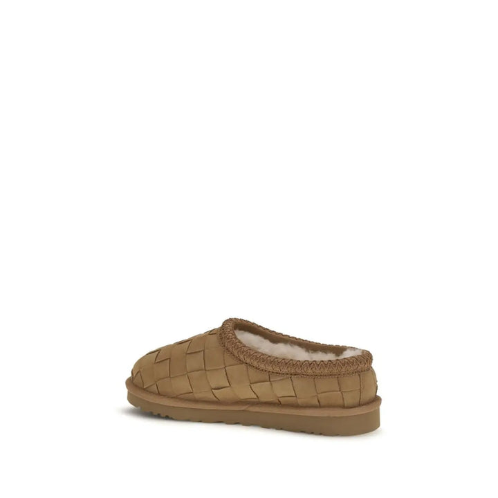 Ugg Beige Suede Leather Mules