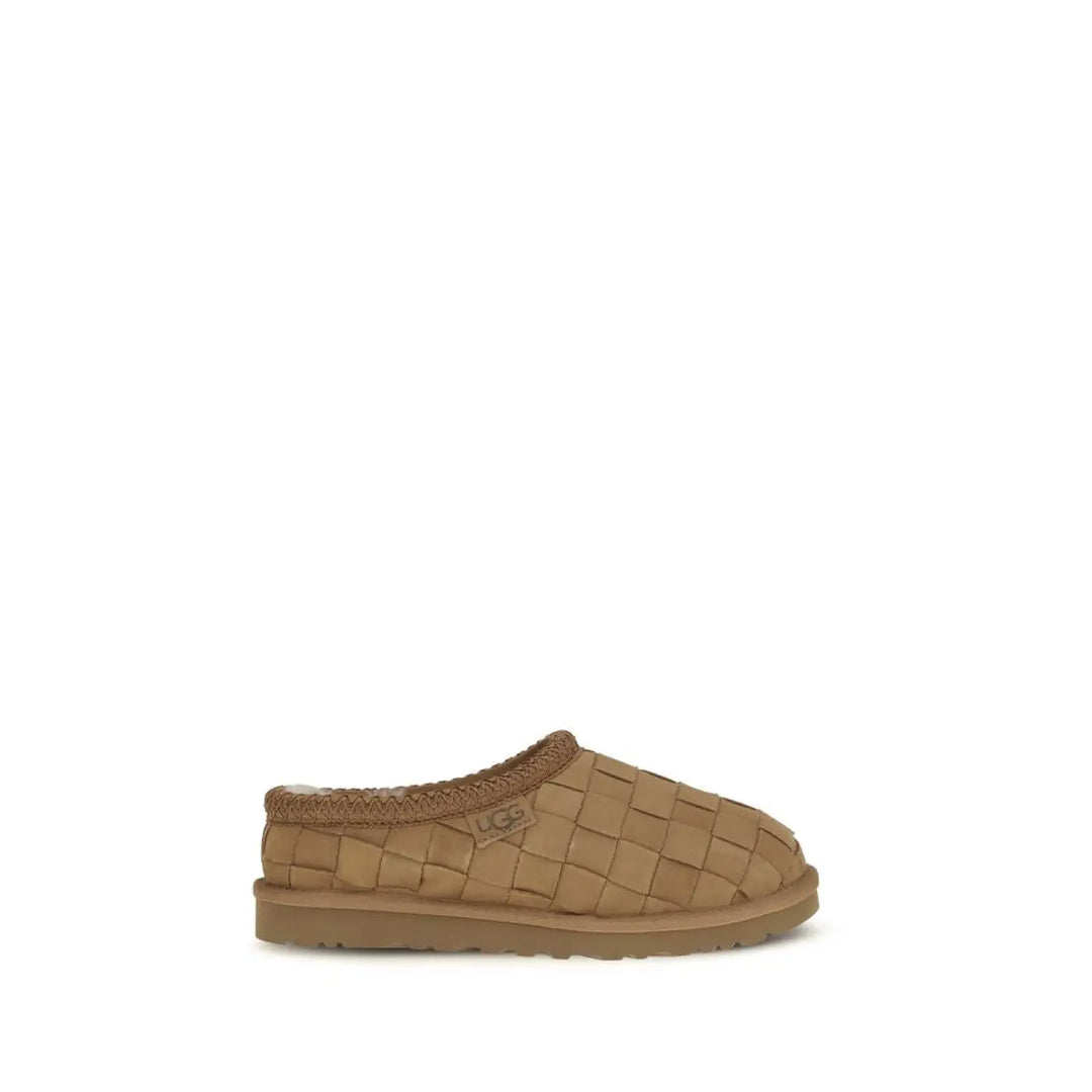 Ugg Beige Suede Leather Mules