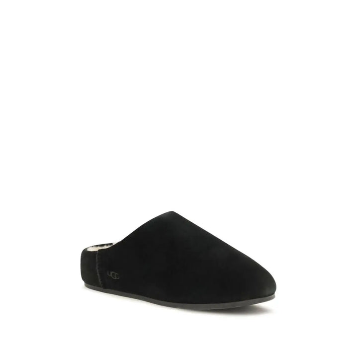 Ugg Black Leather Mules