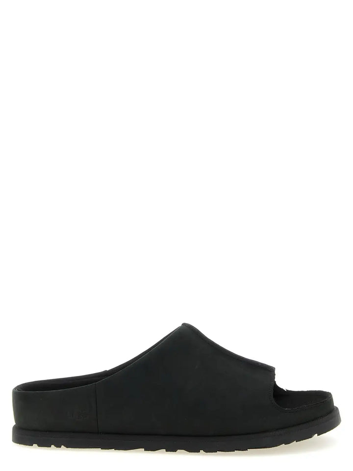 Ugg Black Leather Slides