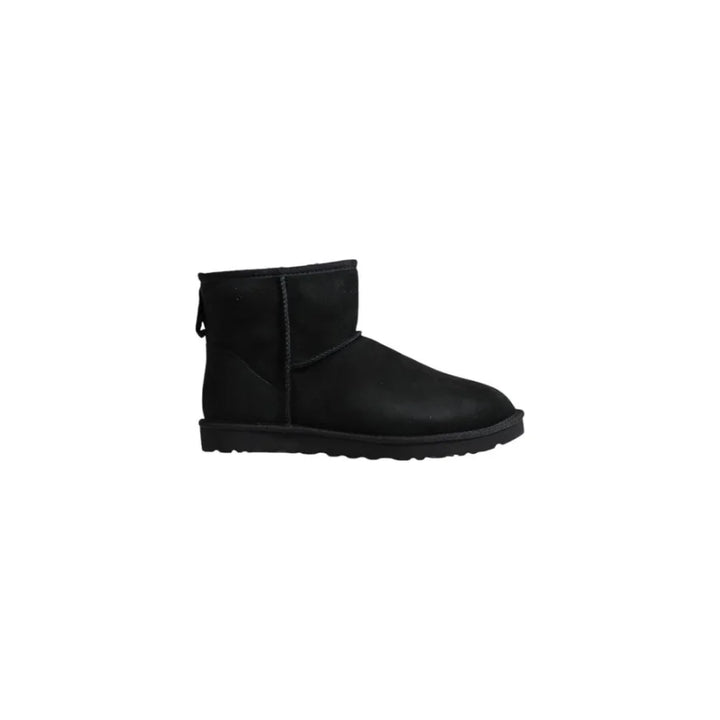 UGG Black Suede Leather Ankle Boots