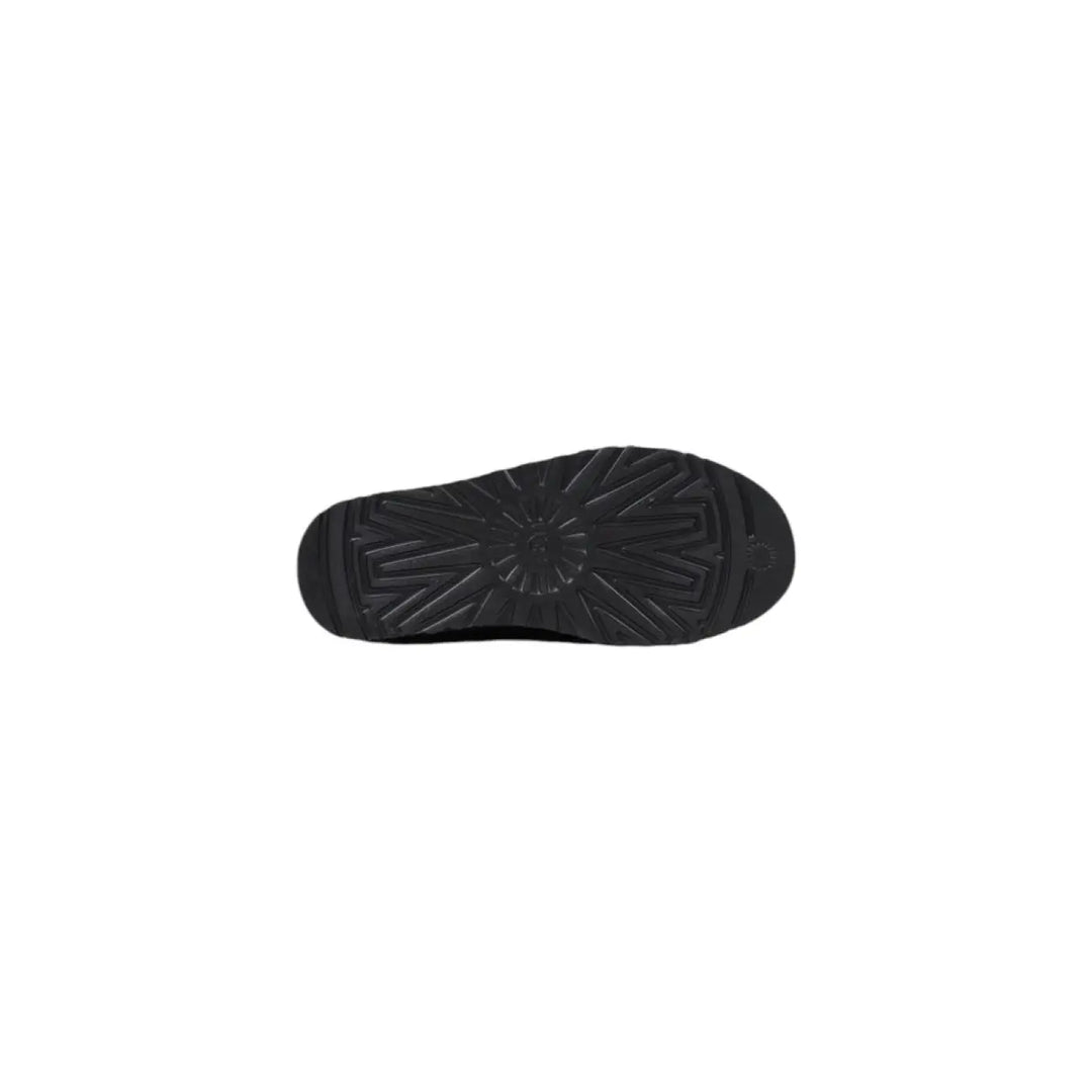UGG Black Suede Leather Clogs