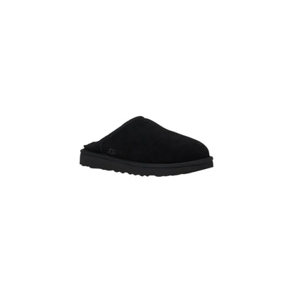 UGG Black Suede Leather Clogs