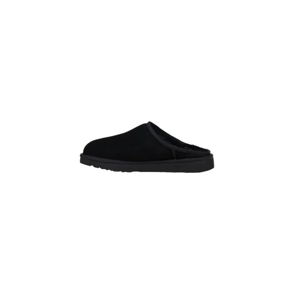 UGG Black Suede Leather Clogs