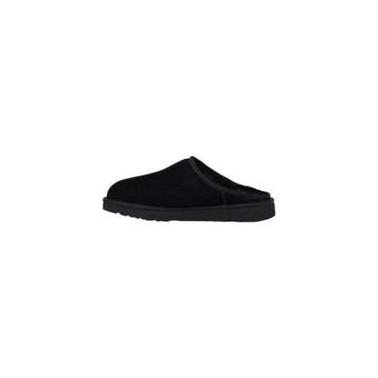 UGG Black Suede Leather Clogs