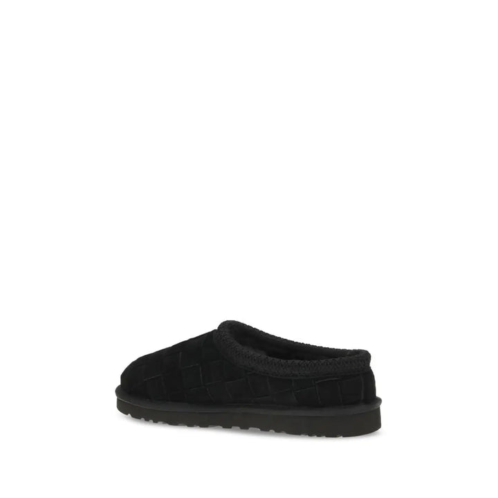 Ugg Black Suede Leather Mules