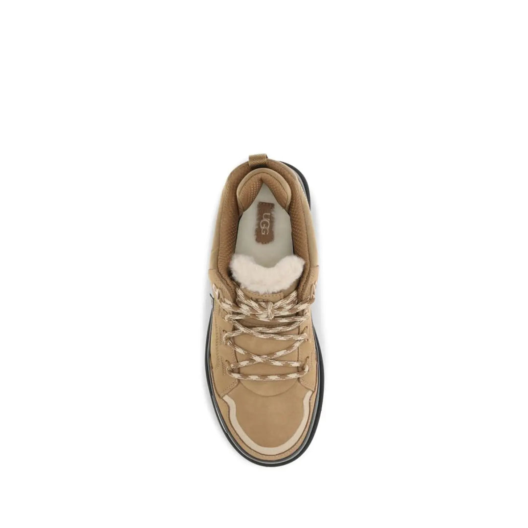 Ugg Brown Calf Leather Bos Taurus Athletic Sneakers