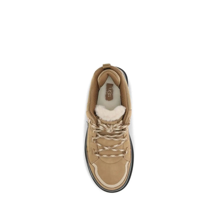 Ugg Brown Calf Leather Bos Taurus Athletic Sneakers
