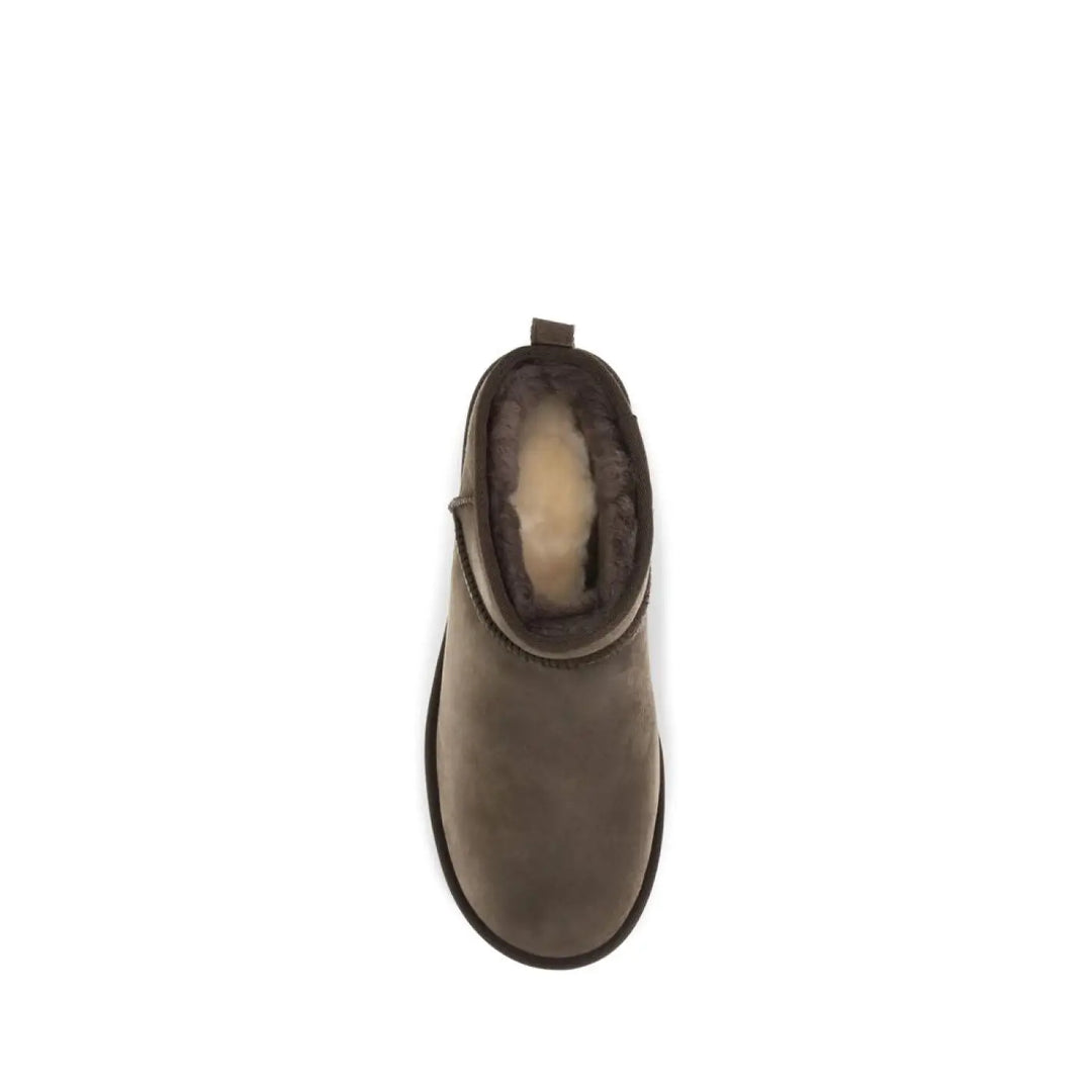 Ugg Brown Leather Ankle Boots