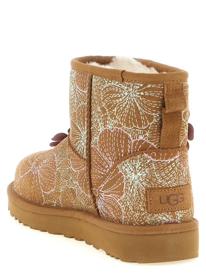 Ugg Multicolor Leather Ankle Boots