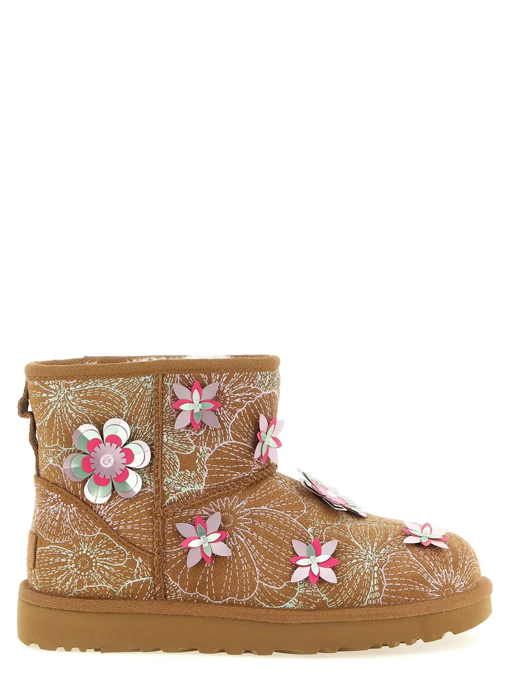 Ugg Multicolor Leather Ankle Boots
