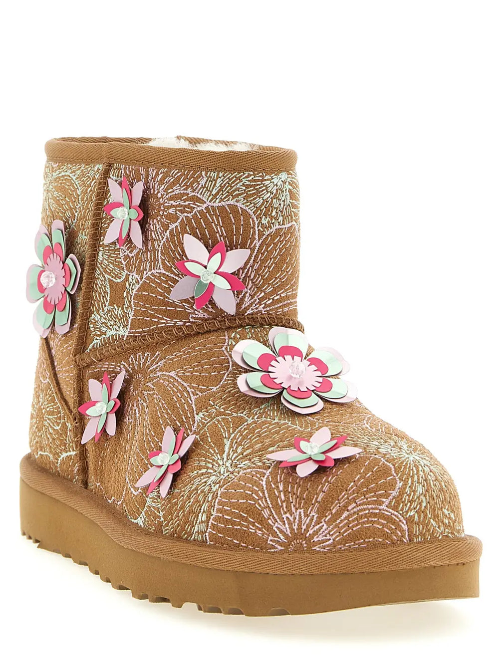 Ugg Multicolor Leather Ankle Boots