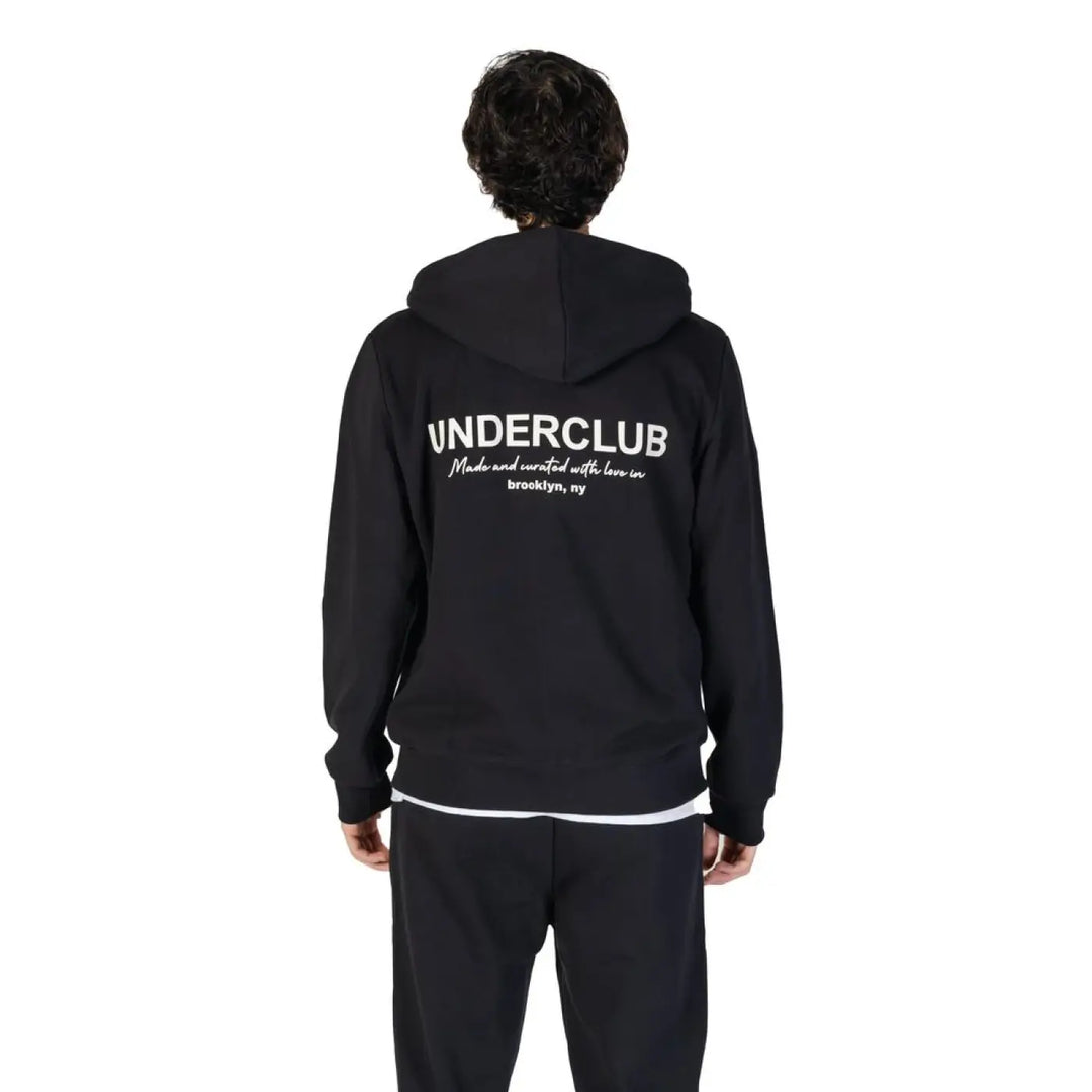Underclub Black Cotton Hoodie