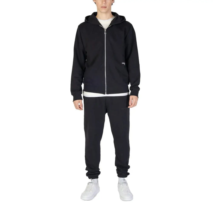 Underclub Black Cotton Hoodie