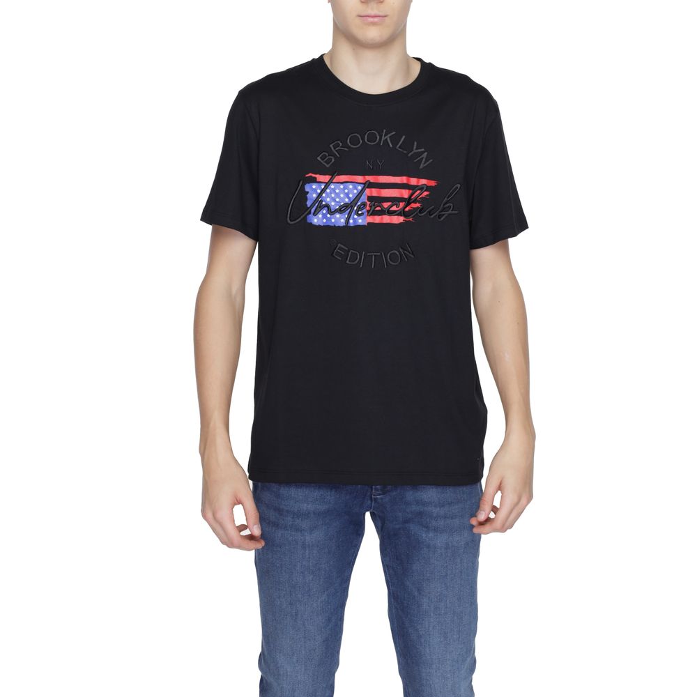Underclub Black Cotton T-shirt