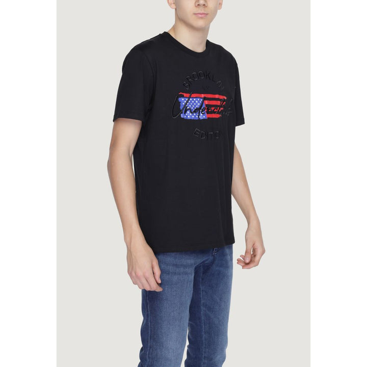 Underclub Black Cotton T-shirt