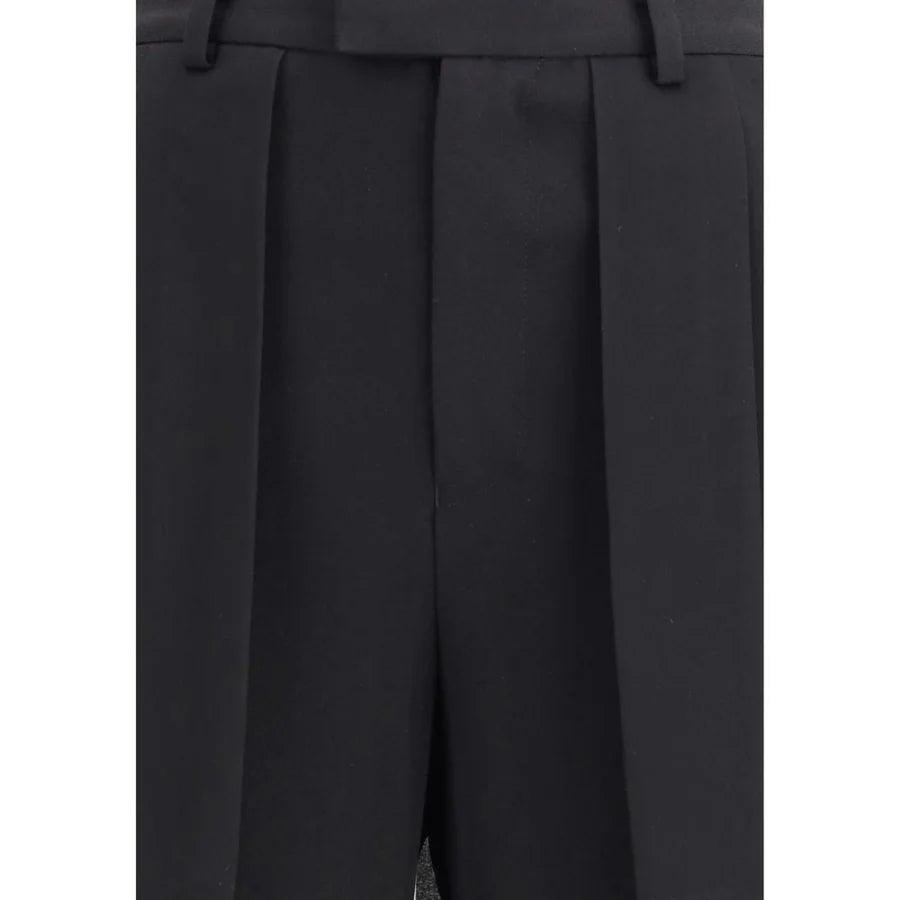 Undercover Black Acetate Casual Pants