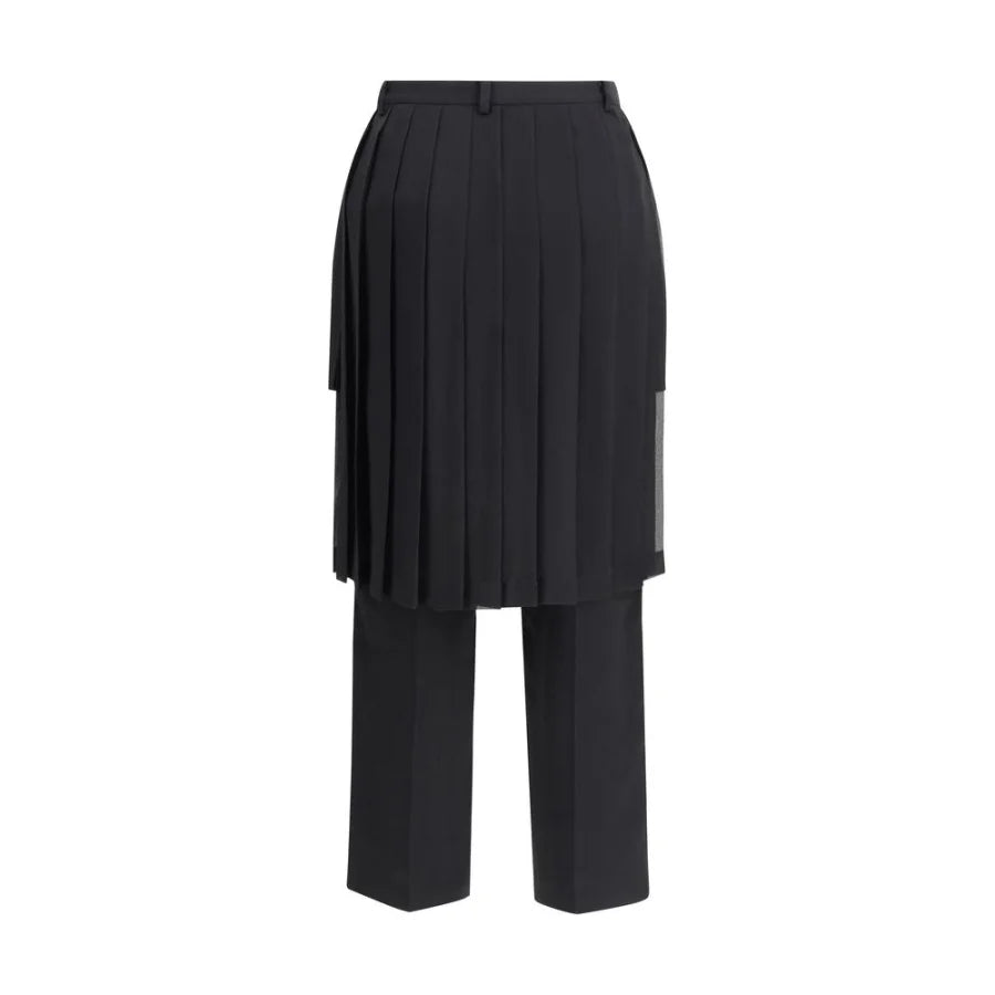 Undercover Black Acetate Casual Pants