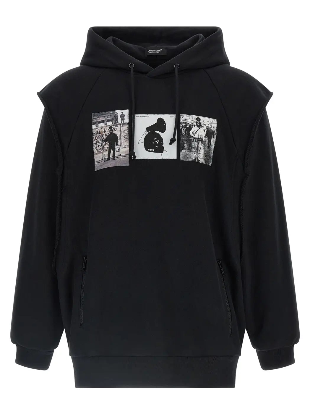 Undercover Black Cotton Sweatshirt