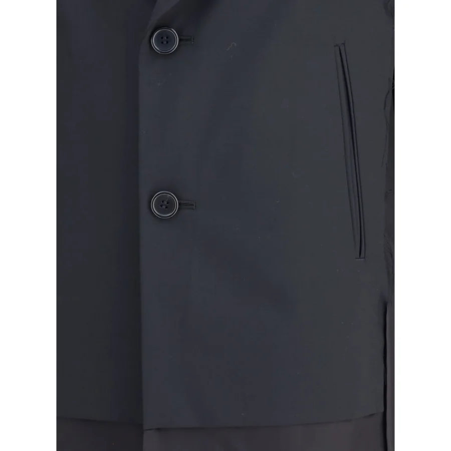 Undercover Black Polyester Coat