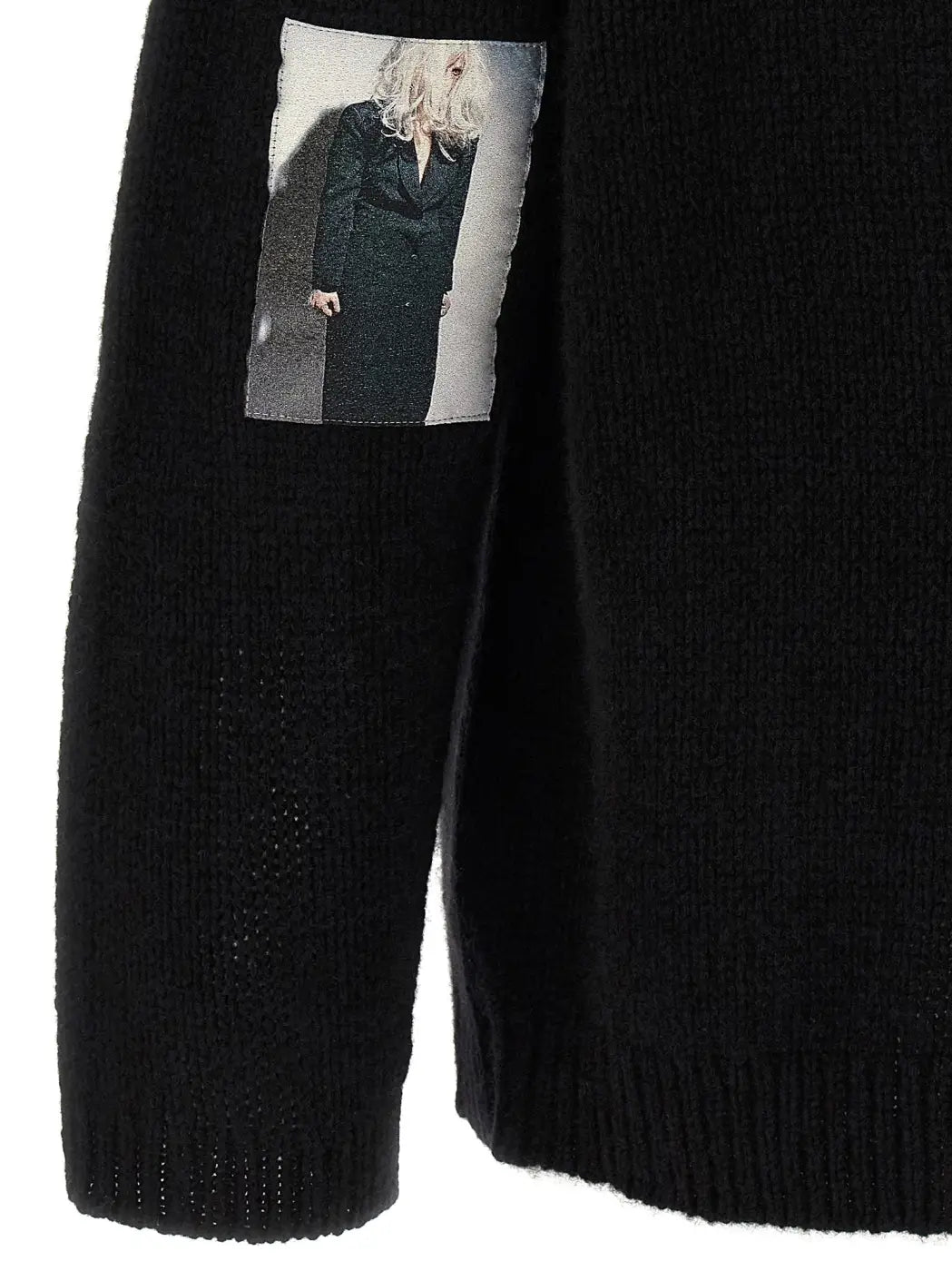 Undercover Black Wool Cardigan