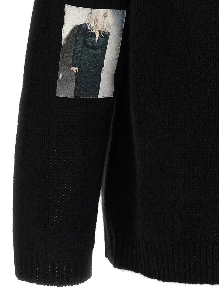 Undercover Black Wool Cardigan
