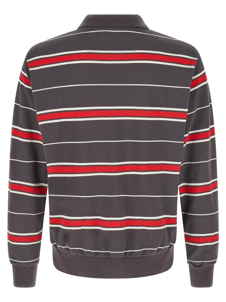 Undercover Gray Cotton Polo Shirt