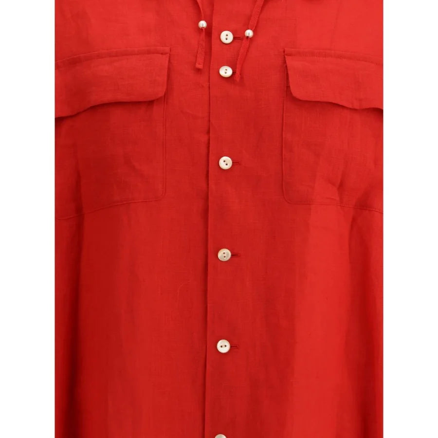 Undercover Multicolor Linen Dress Shirt