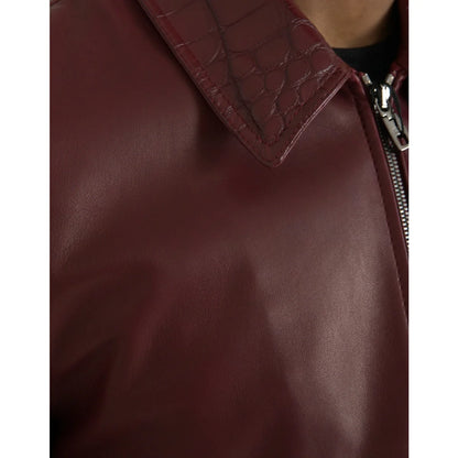 Unforgettable Dolce Gabbana Leather Biker Jacket &