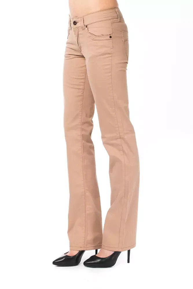 Ungaro Fever Beige Cotton Women’s Jean