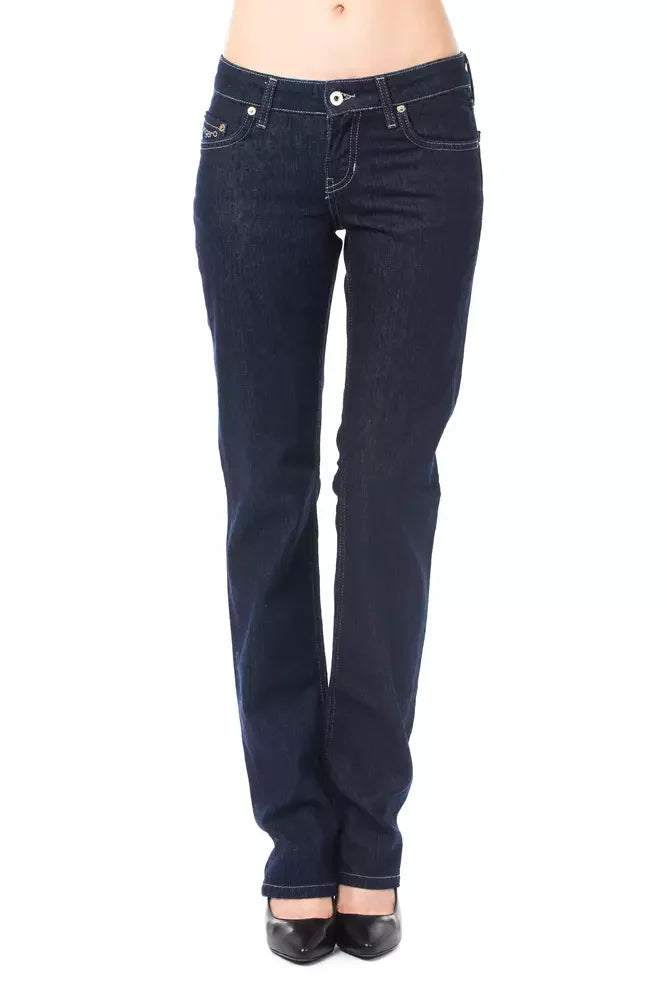 Ungaro Fever Blue Cotton Women’s Jeans