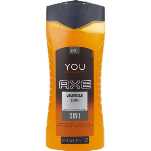 Axe You Energised men’s body wash bottle