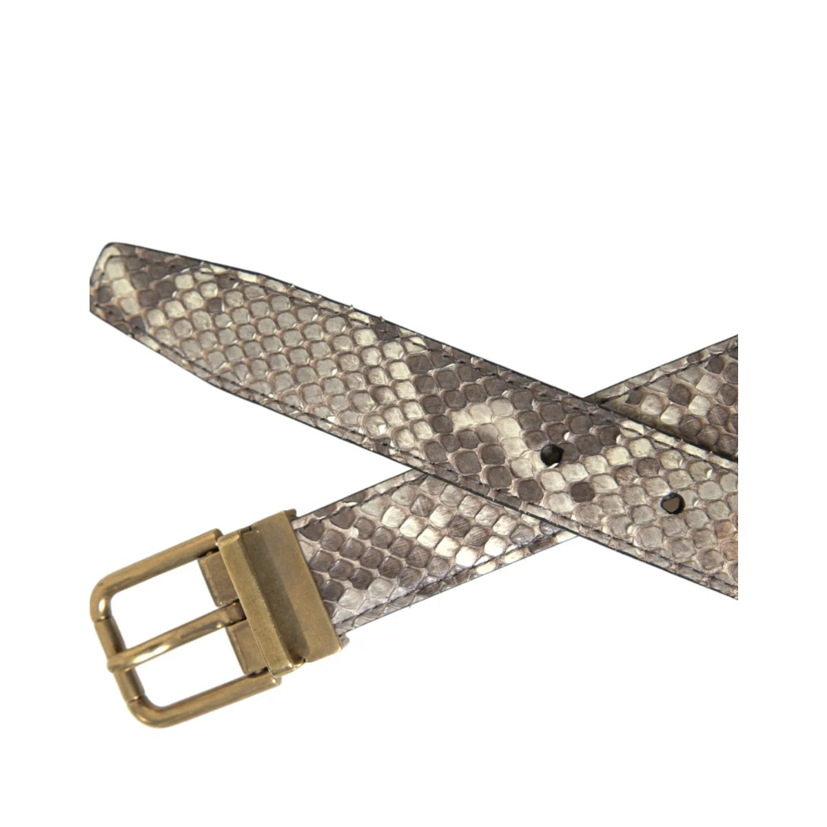 Unleash Italian Style With Dolce Gabbana Metal Buckle Leather Belt &