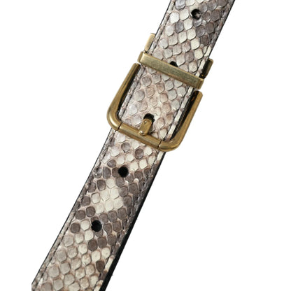 Unleash Italian Style With Dolce Gabbana Metal Buckle Leather Belt &
